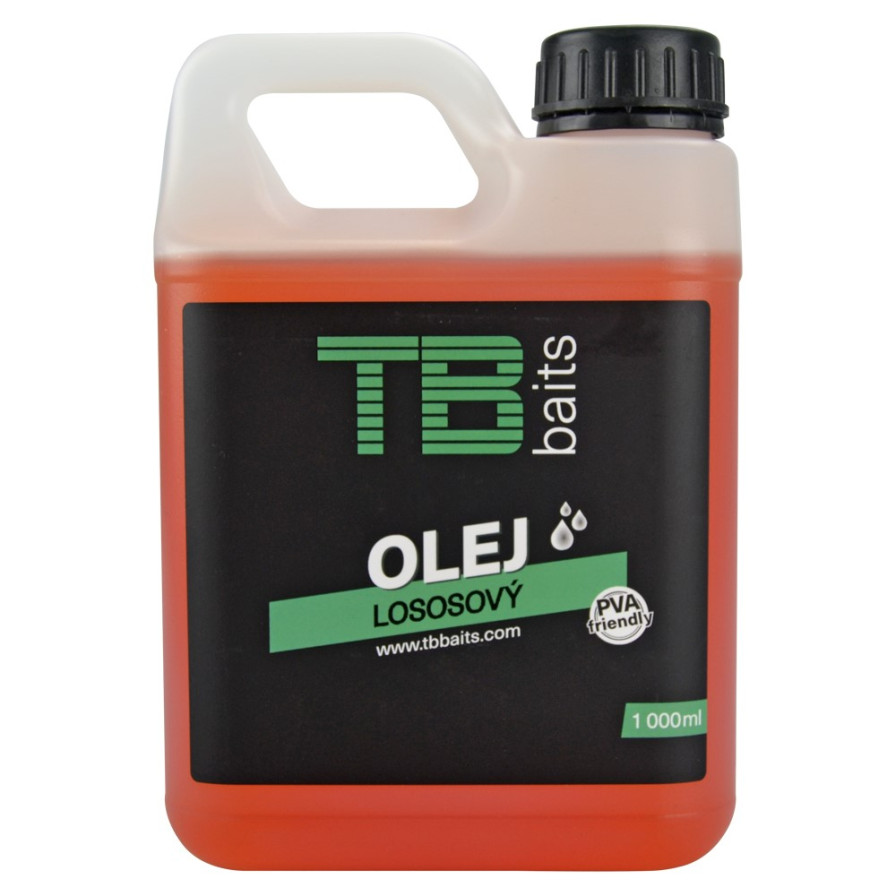 detail TB Baits Lososový olej 1000ml