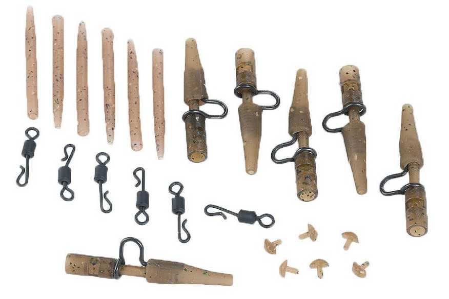 detail EXC Camou Heavy Lead Clip Set