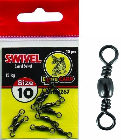 detail EXC obratlík Barrel Swivel 10ks