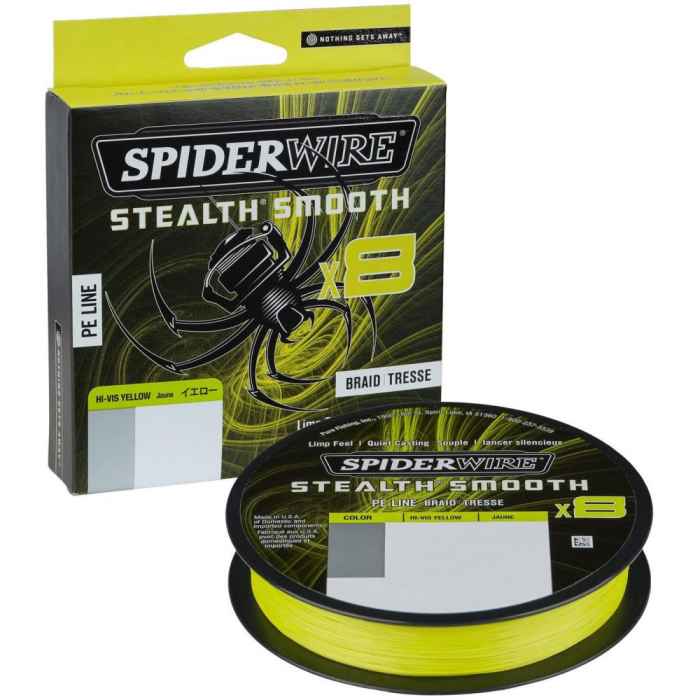 detail Spiderwire šňůra Stealth Smooth x8 Žlutá 150m