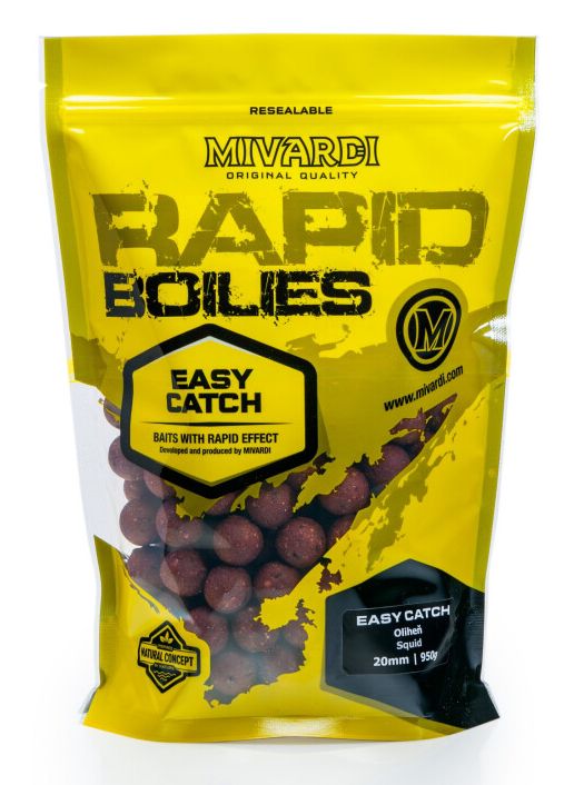 detail Rapid boilies Easy Catch - Oliheň 950g