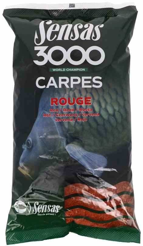 detail Sensas krmení 3000 Carpes Rouge (kapr červený) 1kg