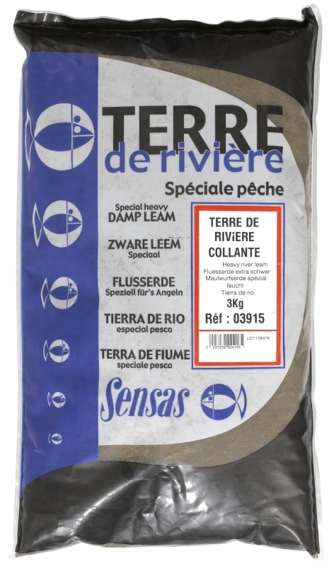 detail Sensas Terre de Riviere (hlína řeka) 3kg