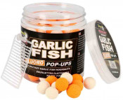 Starbaits Garlic Fish - boilie FLUO plovoucí 80g 14mm