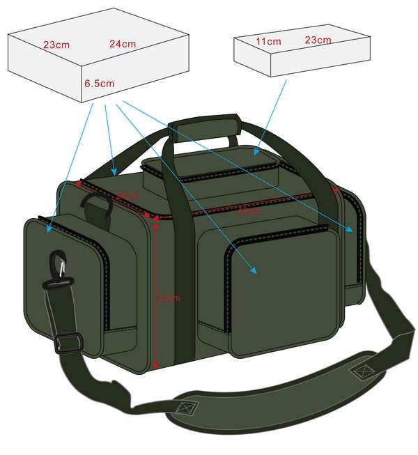 detail Pelzer taška Hold All Bag XL