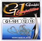 Gamakatsu háčky G1-Competition G1-101 / 15ks