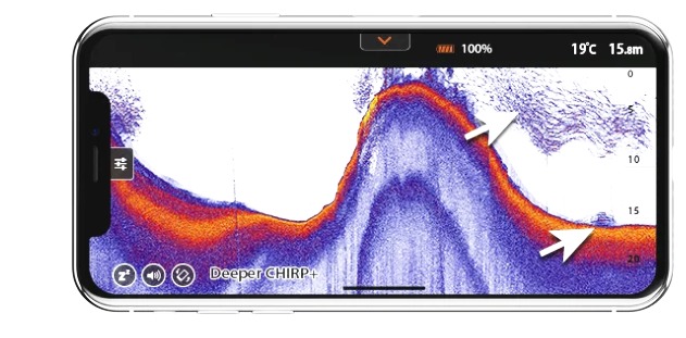 detail Deeper Fishfinder Chirp+ nahazovací echolot WiFi s GPS