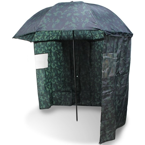 detail NGT deštník s bočnicí kamuflážní 2,20m