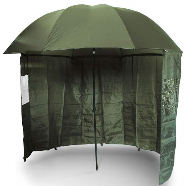 detail NGT deštník s bočnicí Brolly Side Green 2,2m