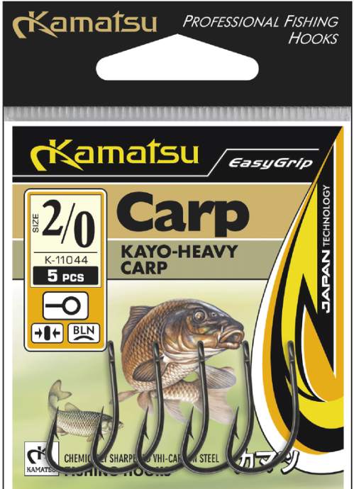 detail Kamatsu háček Kayo Heavy Carp s očkem