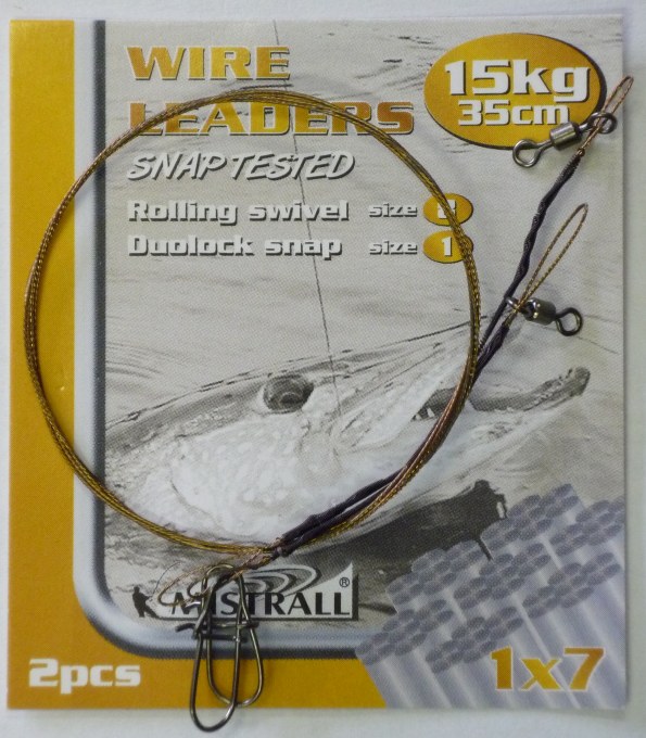detail Mistrall lanko Wire Leaders 35cm/2ks