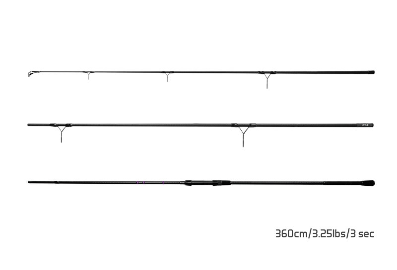 detail Delphin CORSA BLACK Carp SiC 360cm / 3,25lb / 3díly