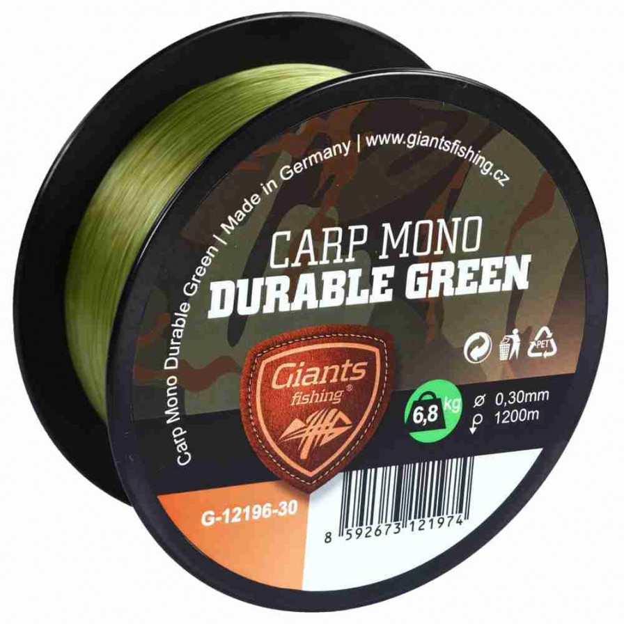 detail GF vlasec Carp Mono Durable Green